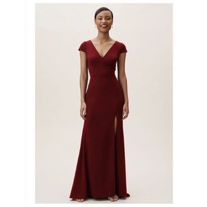 BHLDN Ara Dress in Bordeaux